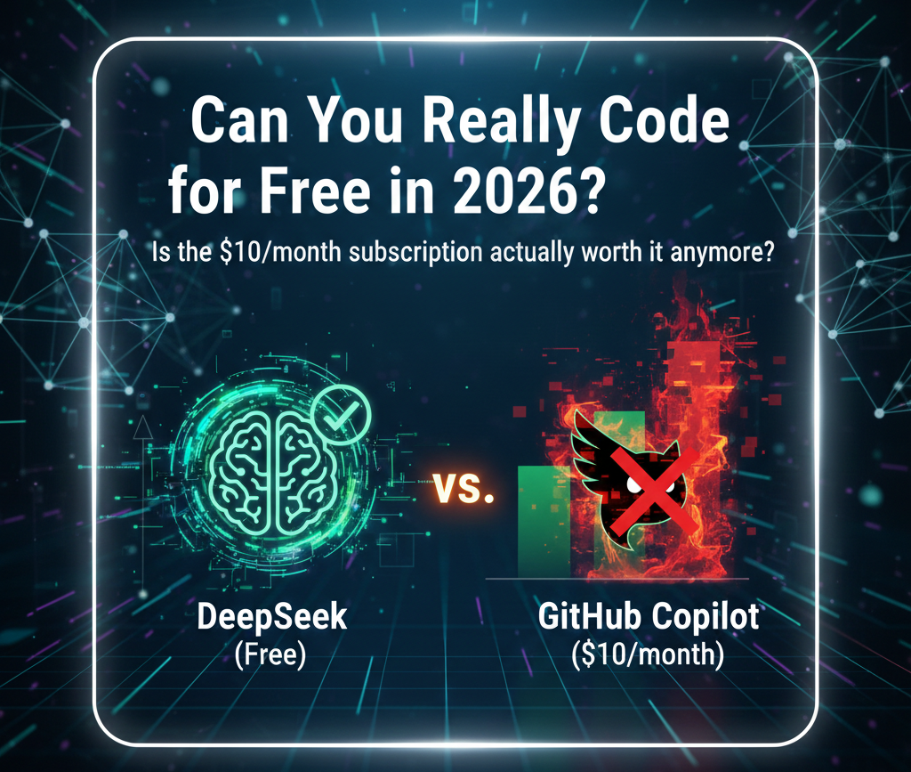 Best Free AI for Coding in 2026: DeepSeek vs. GitHub Copilot